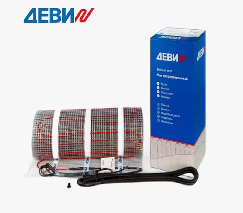 Теплый пол ДЕВИ Comfort Mat-150T - 8,0 м.кв.