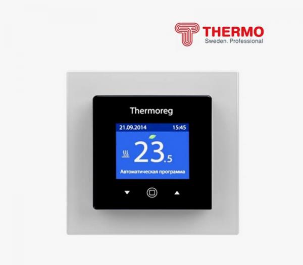 Терморегулятор для теплого пола Thermoreg TI-970 черный