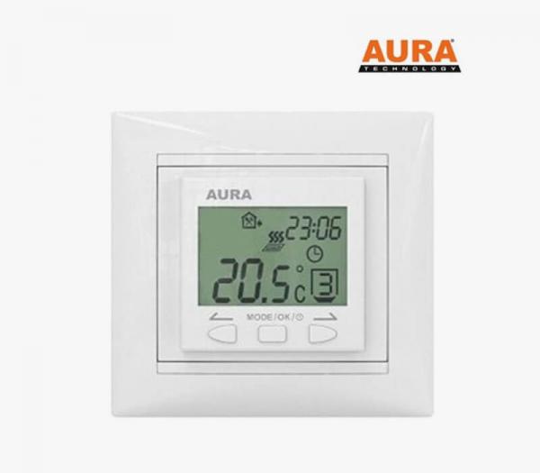 Терморегулятор для теплого пола AURA LTC 090 белый