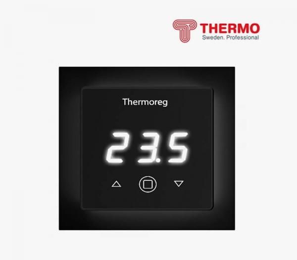 Терморегулятор для теплого пола Thermoreg TI-300 черный