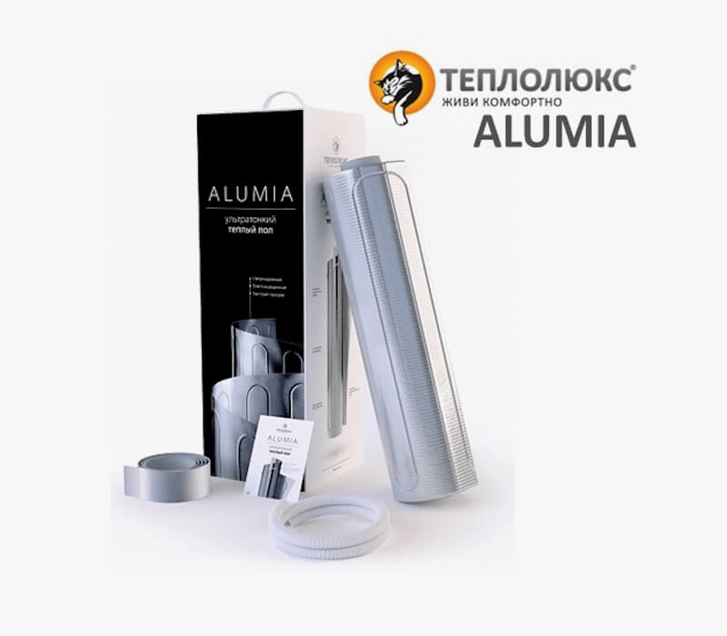 Теплый пол под ламинат Теплолюкс Alumia  - 8,0 кв.м.